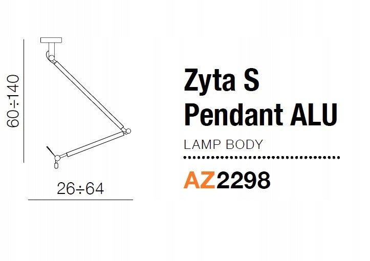 Azzardo šviestuvo rėmas Zyta AZ2298