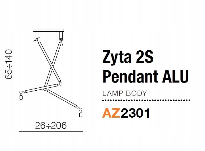 Azzardo šviestuvo rėmas Zyta AZ2301