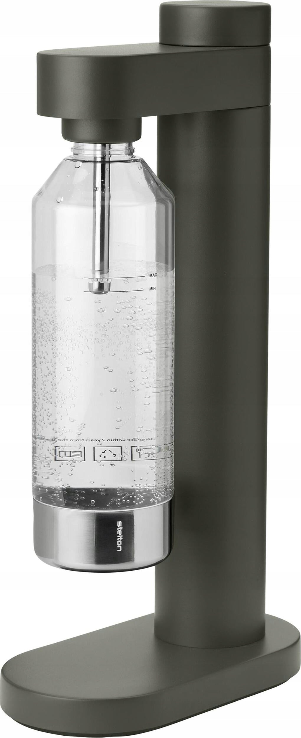 Stelton BRUS Saturator Steel Maker for Carbonated Water / Dark Green