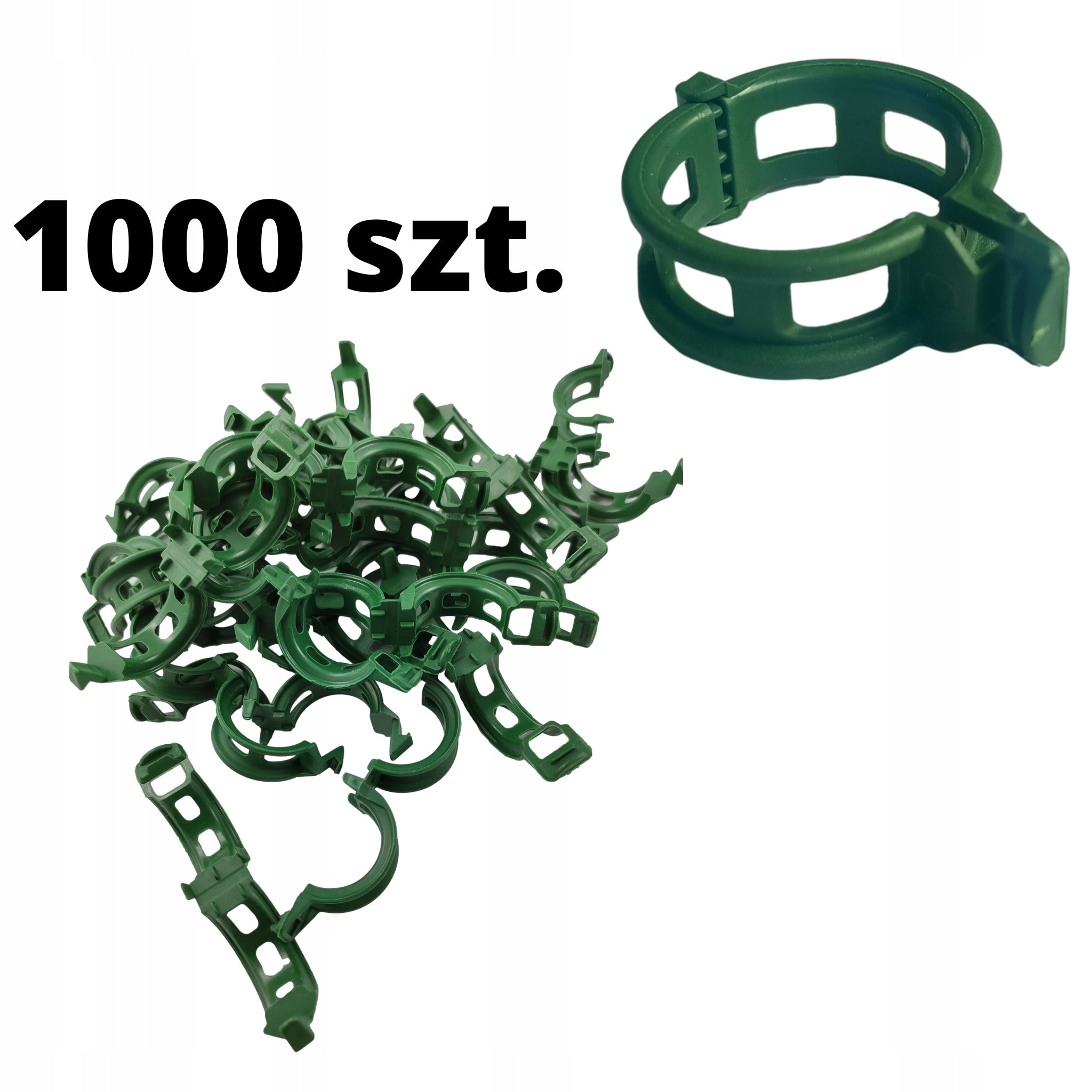 Stem clips for tomatoes, beans, cucumbers, strong, reusable, 1000 pcs Packaging status original