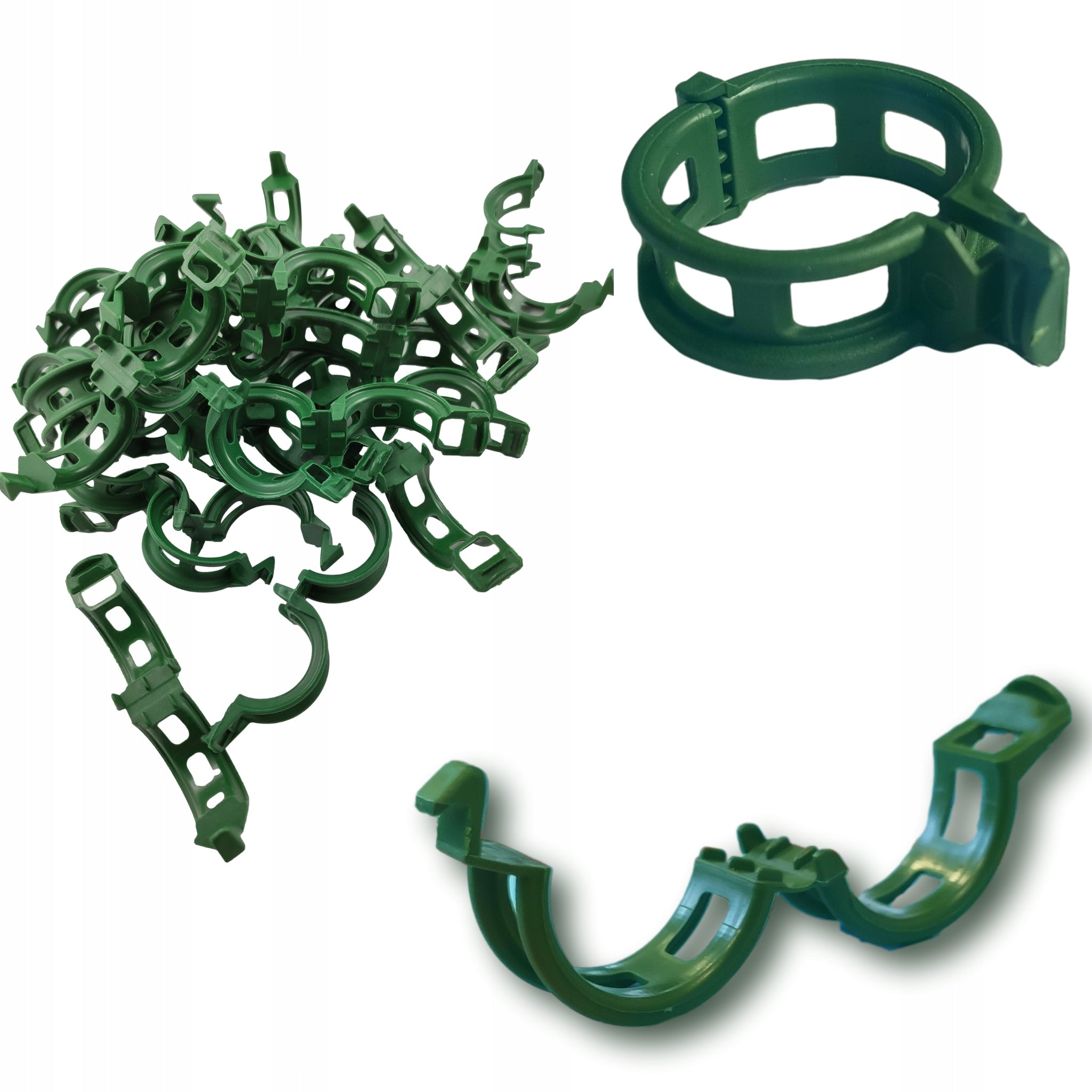 Stem clips for tomatoes, beans, cucumbers, strong, reusable, 1000 pcs