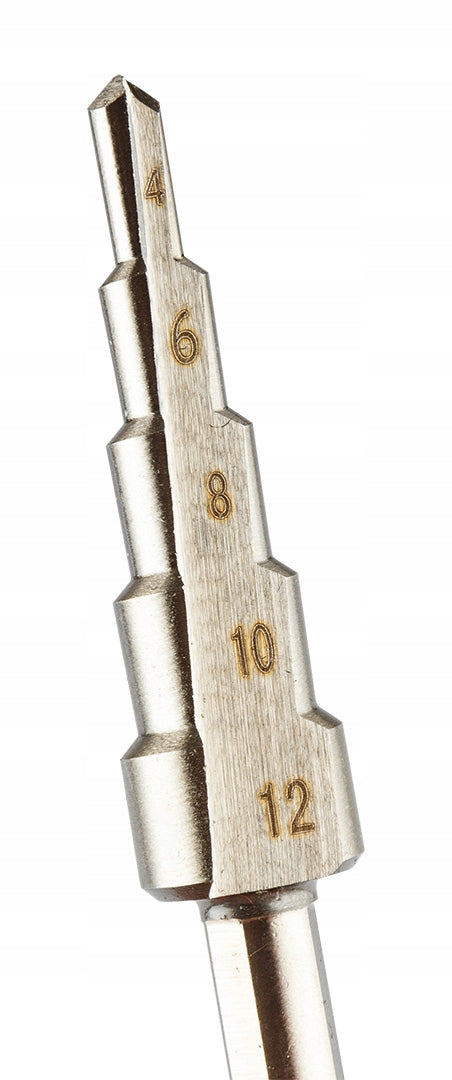 Step Drill Bit 4-12 mm Mounting type cylindrical