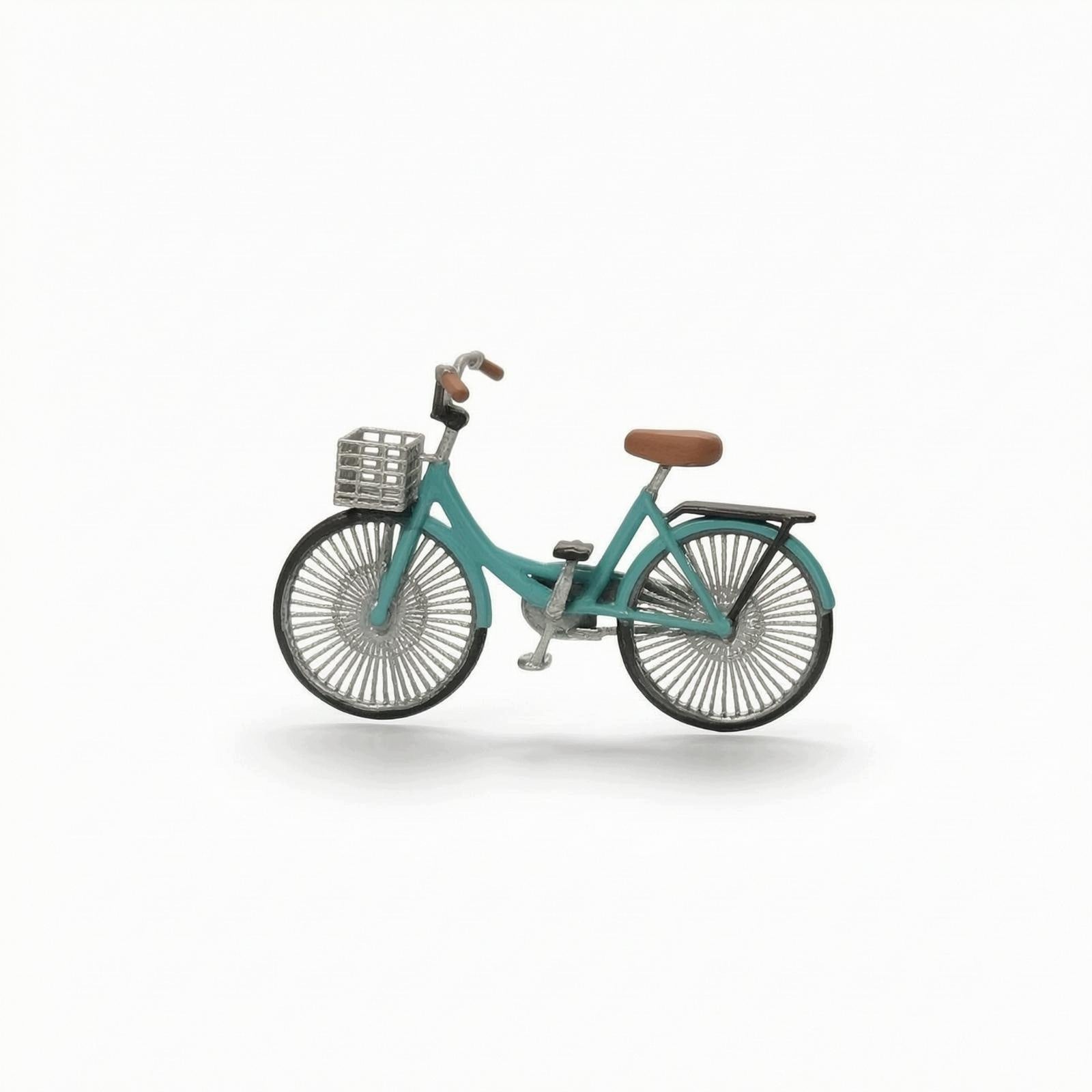 Step Through Two Wheeler Model Detailed 1/64 Scale Two Wheeler Green
