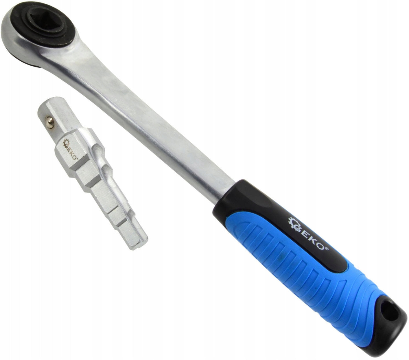 Step wrench GEKO 5in1 for screws + ratchet 1/2" G01782