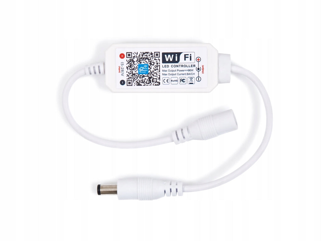 Feuchtigkeitsbeständiger RGB-LED-Streifen mit WIFI-Controller, 5 m 