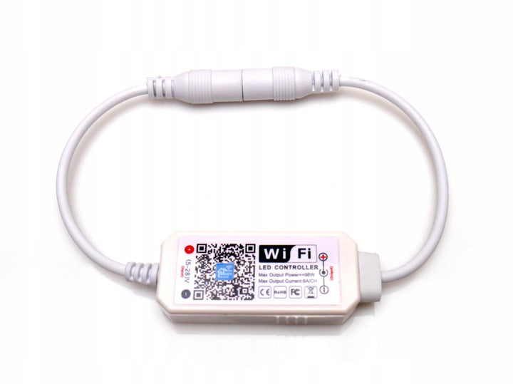 Feuchtigkeitsbeständiger RGB-LED-Streifen mit WIFI-Controller, 5 m 
