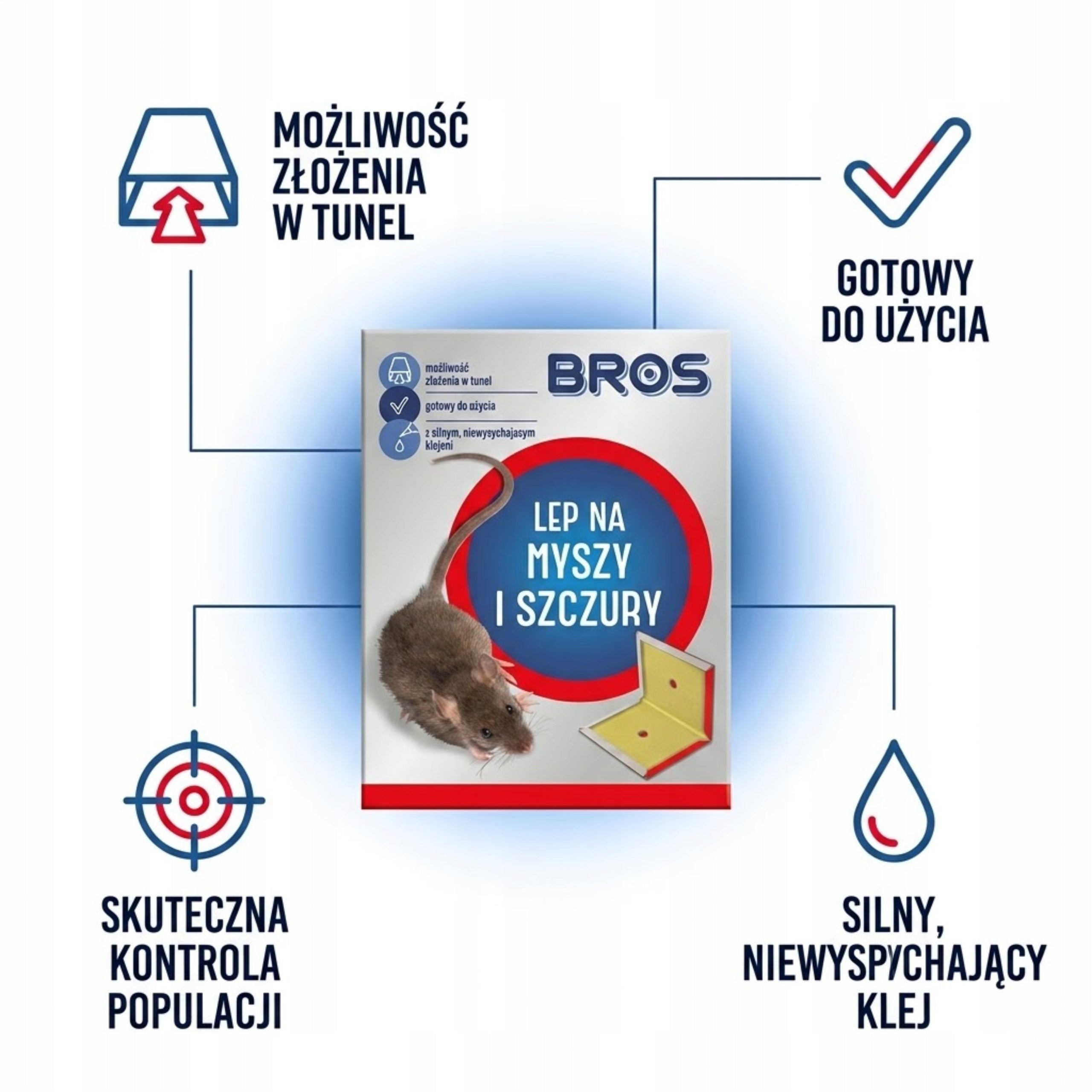 Stick On Mice And Rats Bros Strong Adhesive Effective Sticky Trap Safe Batteries included no