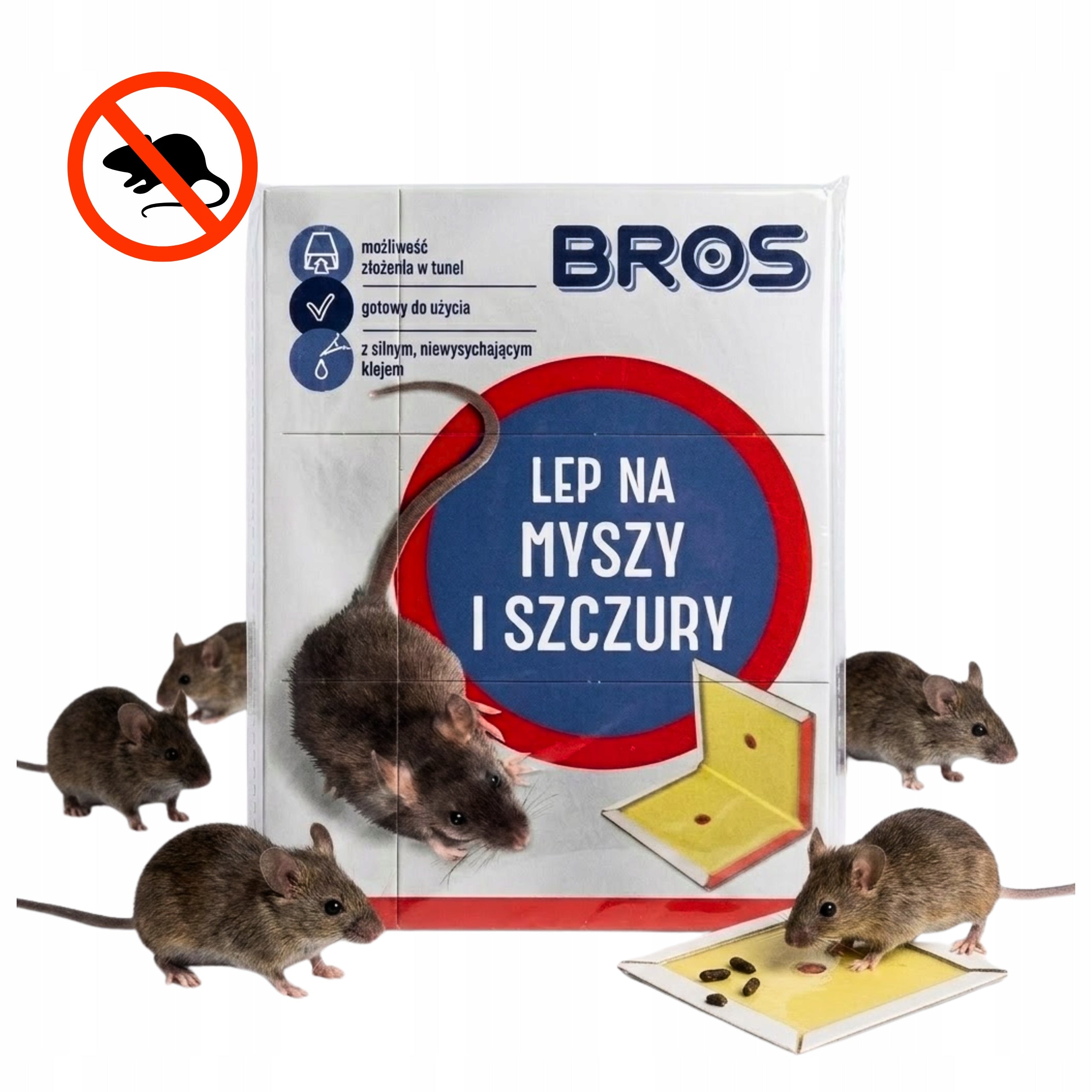 Stick On Mice And Rats Bros Strong Adhesive Effective Sticky Trap Safe