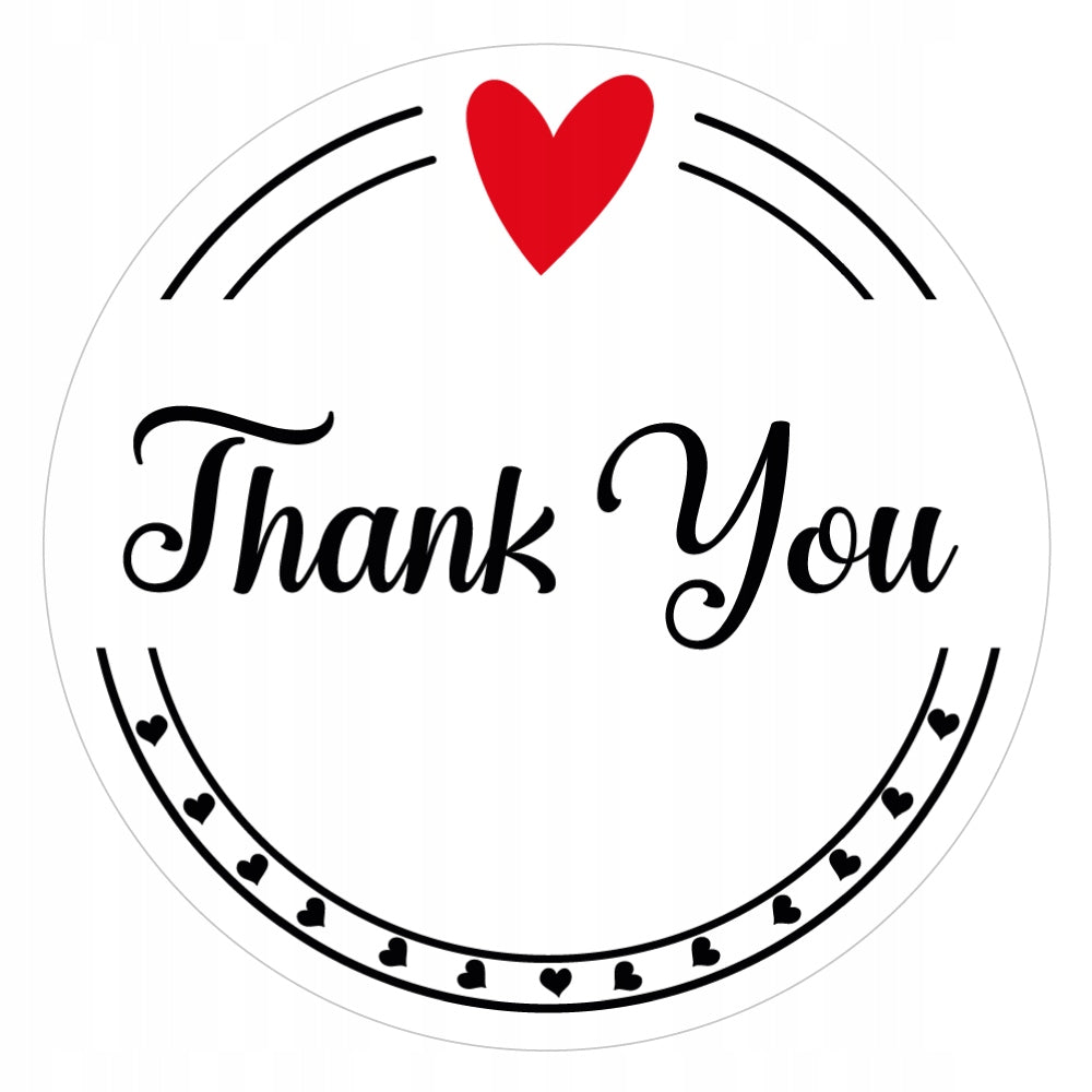 Sticker THANK YOU fi 55mm for packing packages for e-commerce companies 100 pcs.