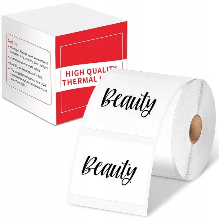 Sticker labels 50x50mm white thermal Phomemo M110 M122 M220 M221