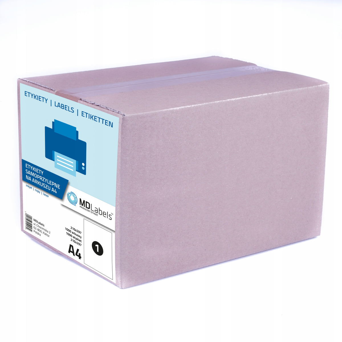 Sticker labels A4 sticky notes LARGE PACKAGE 210x297 1000pcs