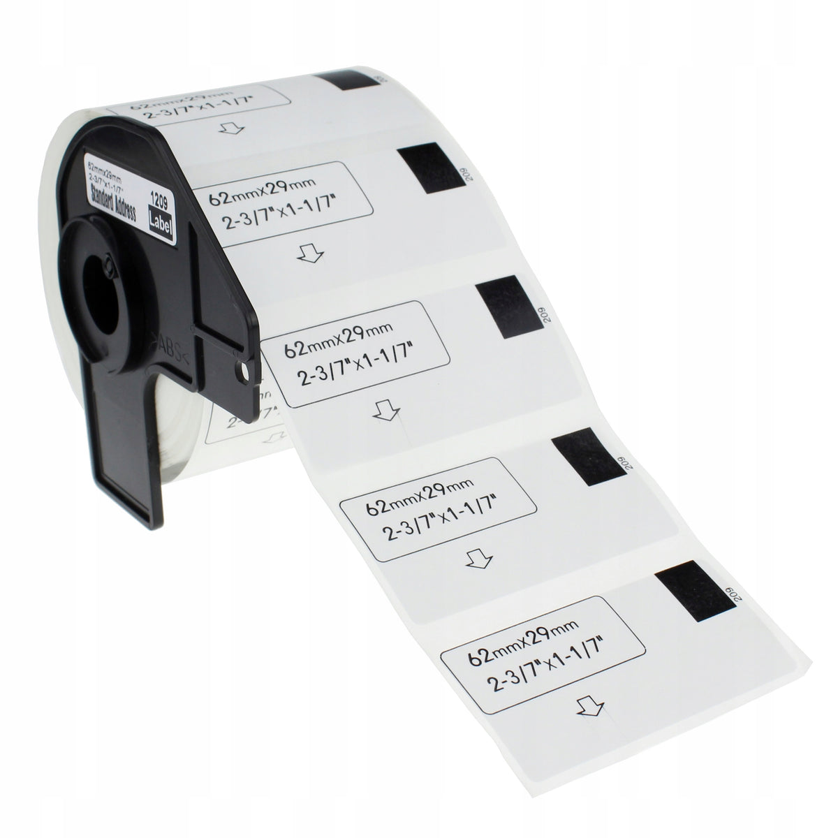 Sticker labels for Brother 62x29mm 800 pcs DK-11209 QL-700 QL-800