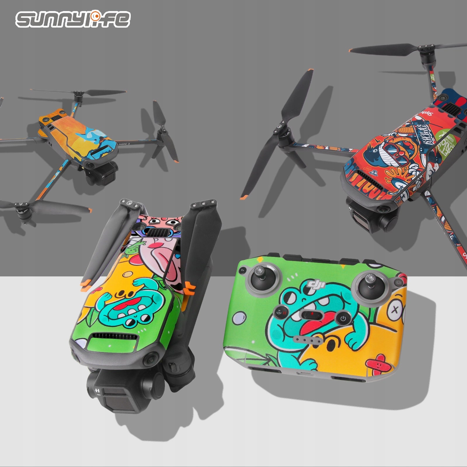 Sticker set SUNNYLIFE Sticker for DJI MAVIC 3 - Tech Plaid (M3-TZ88-8) EAN (GTIN) 5906288537861