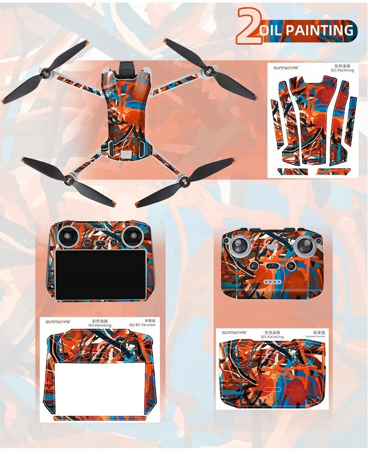 Sticker set Sticker for DJI MINI 3 + DJI RC drone (MM3-TZ553-2) Brand Sunnylife