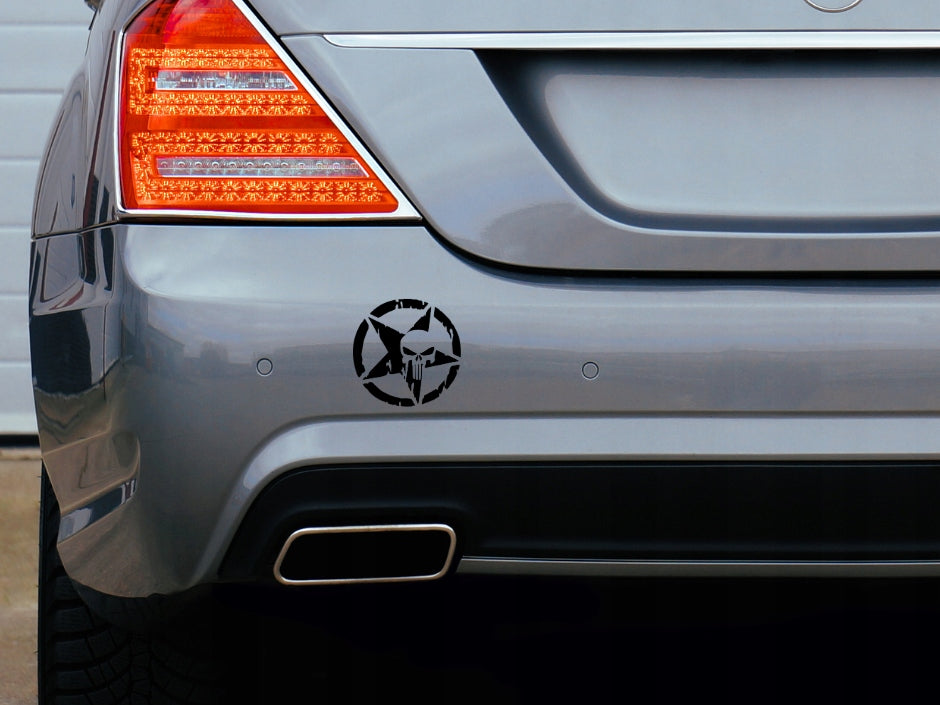 Sticker without background car STAR PUNISHER 14 x 14 cm EAN (GTIN) 5904933323883