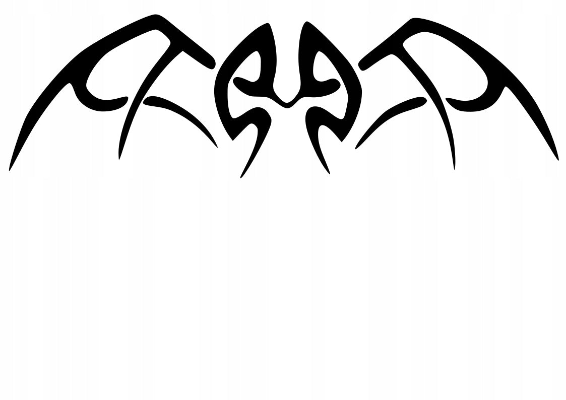 Sticker without background car tribal BATMAN 4 x 13,5 cm
