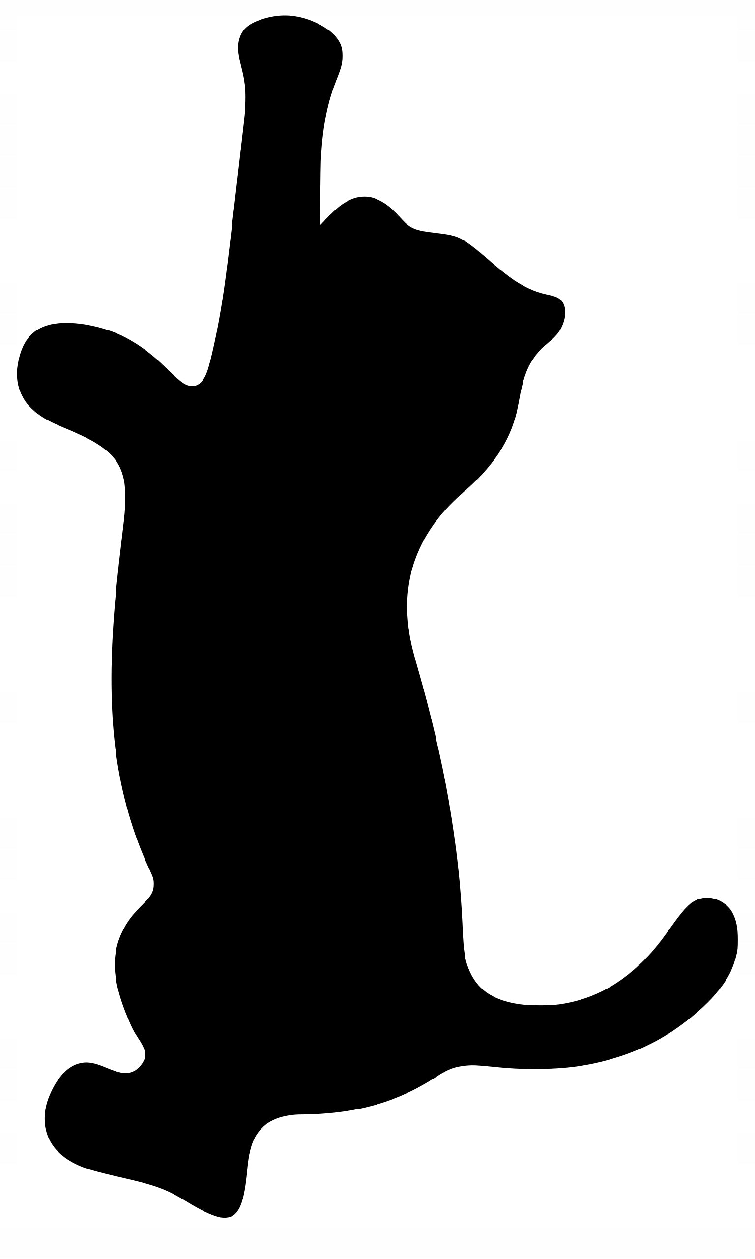Sticker without background for a car with a playing KITTEN 12 x 7,2 cm