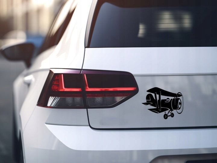Sticker without background for car AIRPLANE aeroplane 12 x 15,7 cm EAN (GTIN) 5904933320103