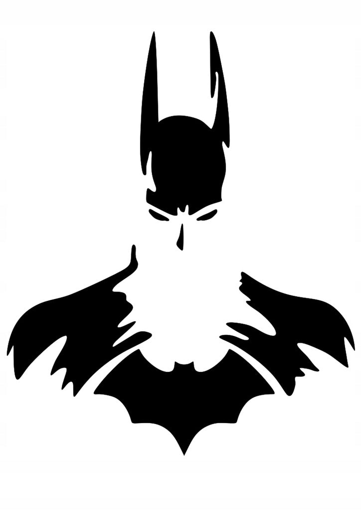 Sticker without background for car BATMAN Dark Knight Gotham 21 x 17,3 cm