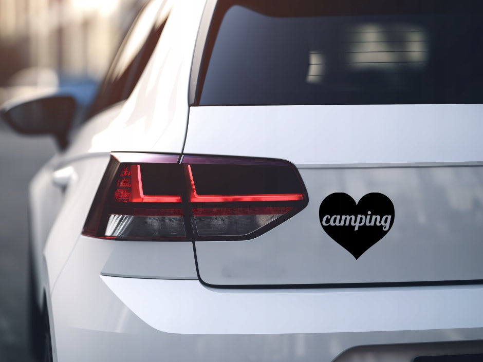 Sticker without background for car CAMPING 18 x 20,0 cm EAN (GTIN) 5904933326068