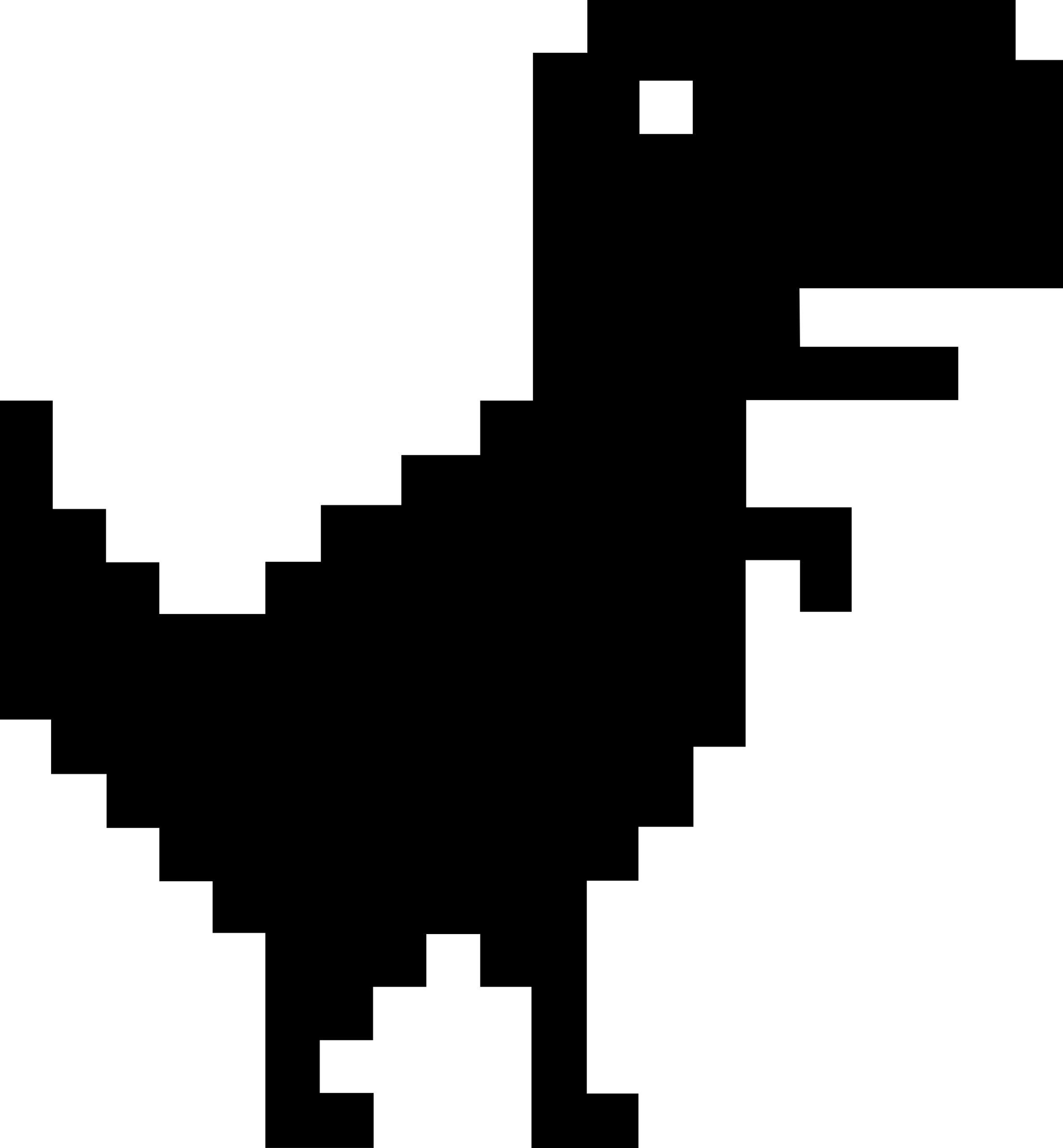 Sticker without background for car DINOSAUR android pixele 15 x 13,9 cm