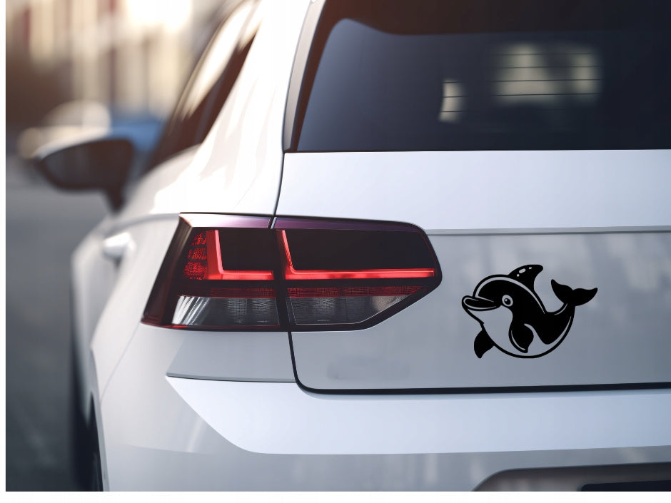 Sticker without background for car DOLPHIN 10 x 14,4 cm EAN (GTIN) 5904933320974