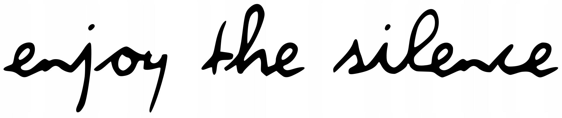 Sticker without background for car Depeche Mode ENJOY THE SILENCE 5,7 X 29CM