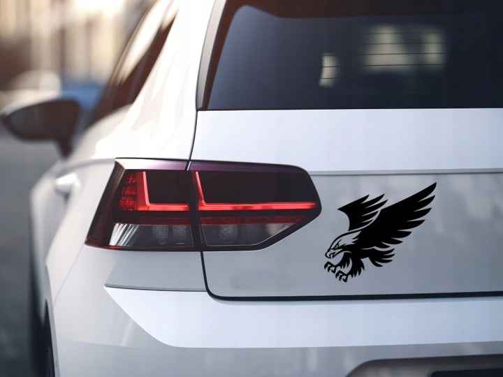 Sticker without background for car EAGLE with claws eagle 14 x 15,6 cm EAN (GTIN) 5904933328482