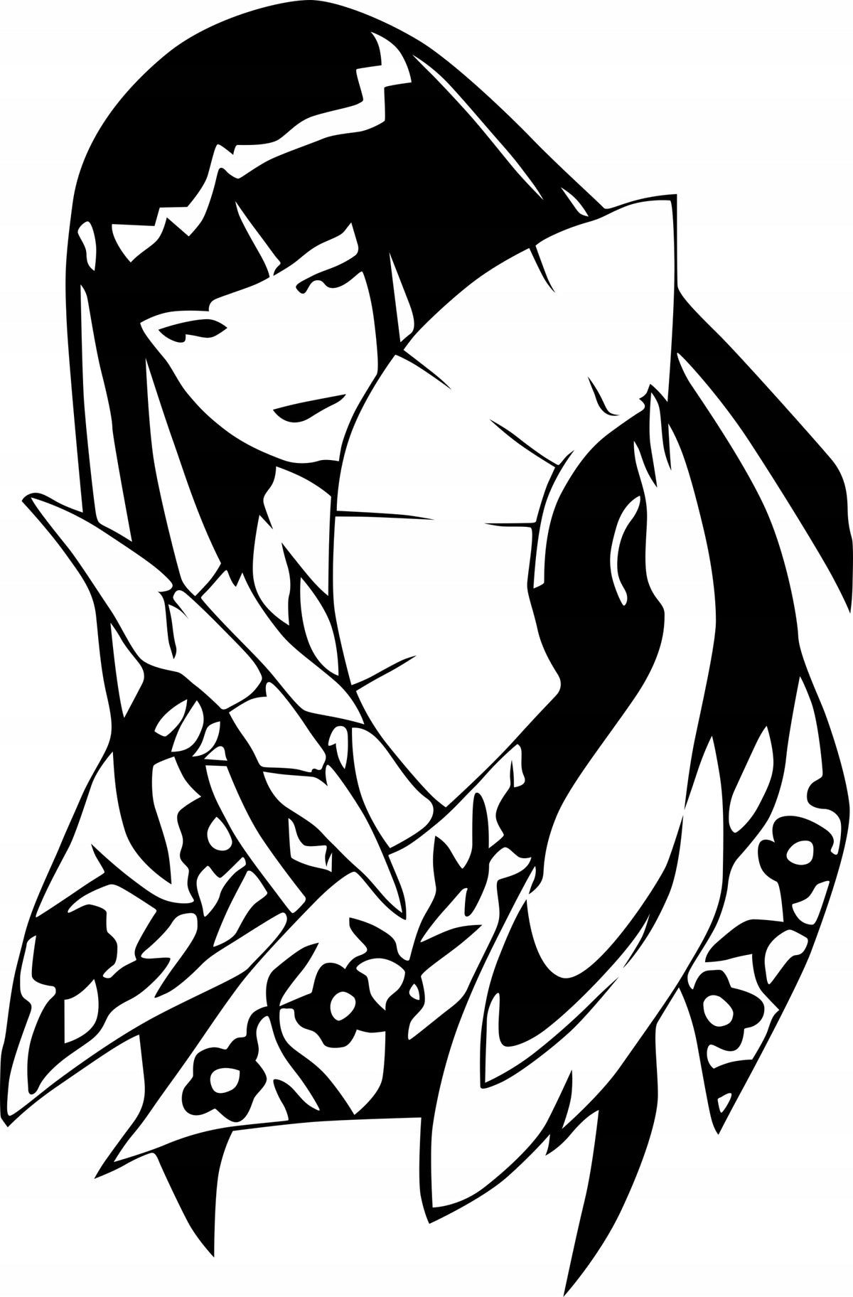 Sticker without background for car GEISHA Japan style JDM 22 x 14,5 cm