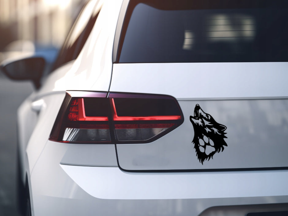 Sticker without background for car HOWLING WOLF 21 x 13,0 cm EAN (GTIN) 5904933327584