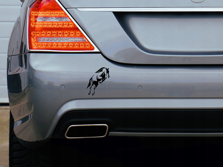 Sticker without background for car JUMPING HORSE 12 x 9,7 cm EAN (GTIN) 5904933328079