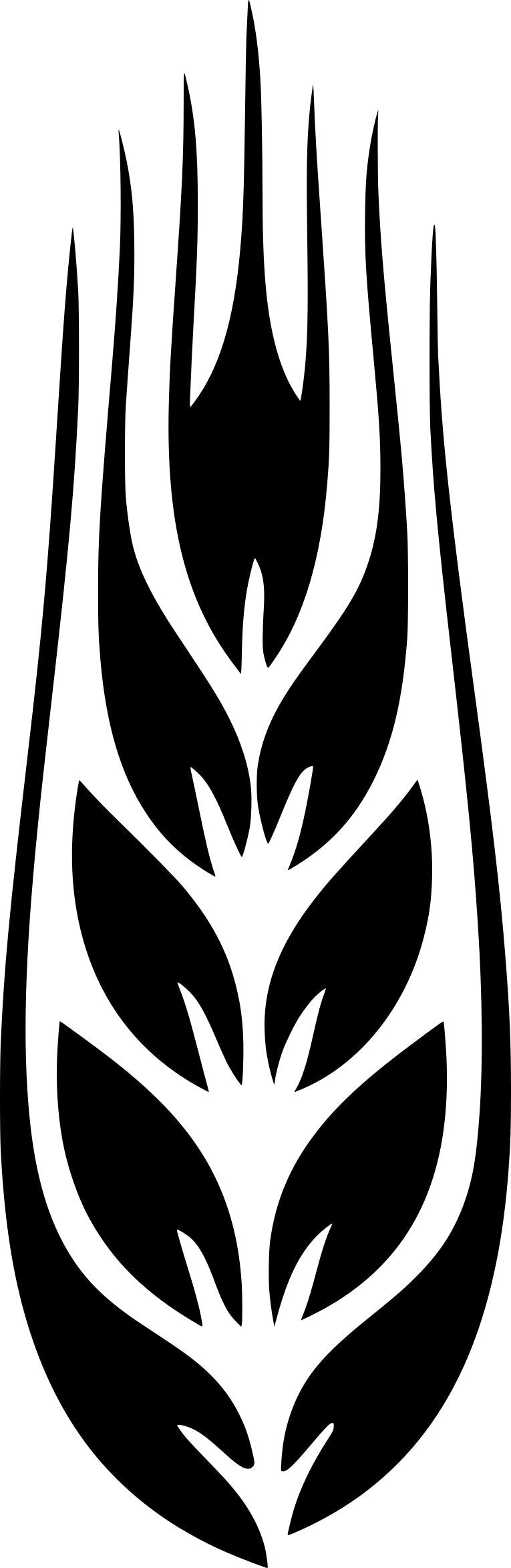 Sticker without background for car KŁOS GRAIN field cultivation 15 x 4,9 cm