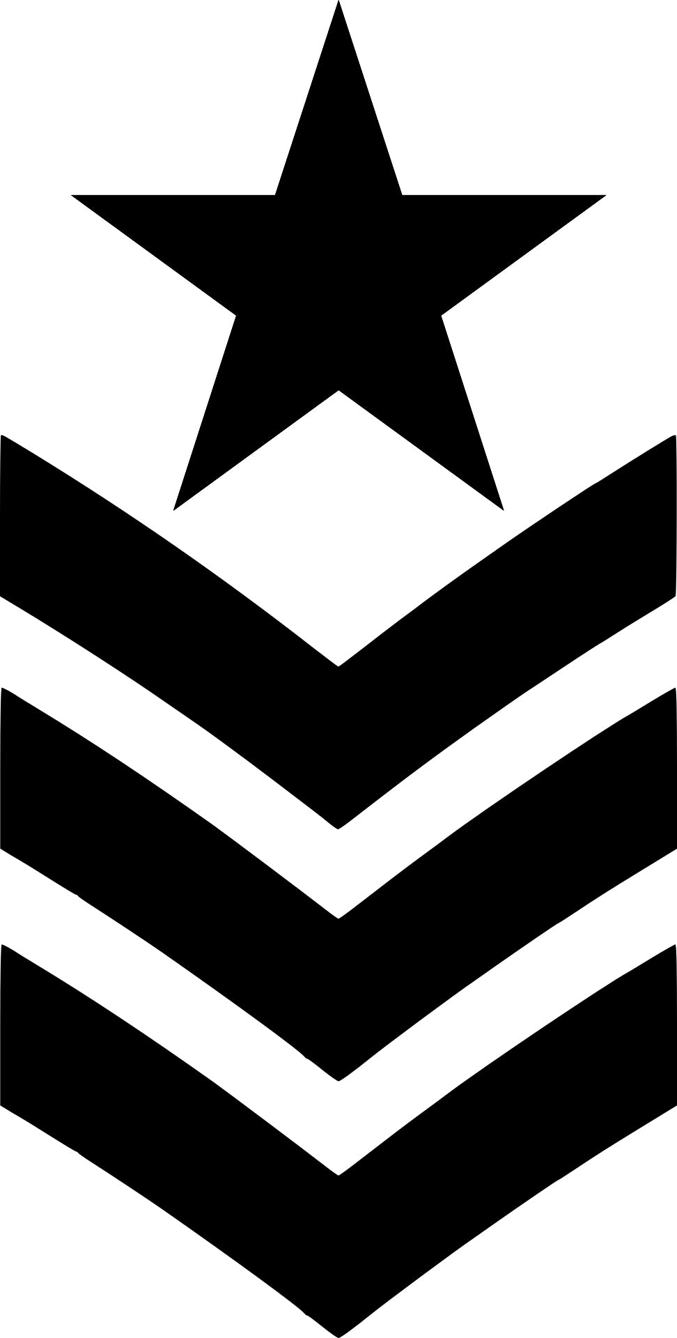 Sticker without background for car MILITARY DEGREE 21 x 10,6 cm