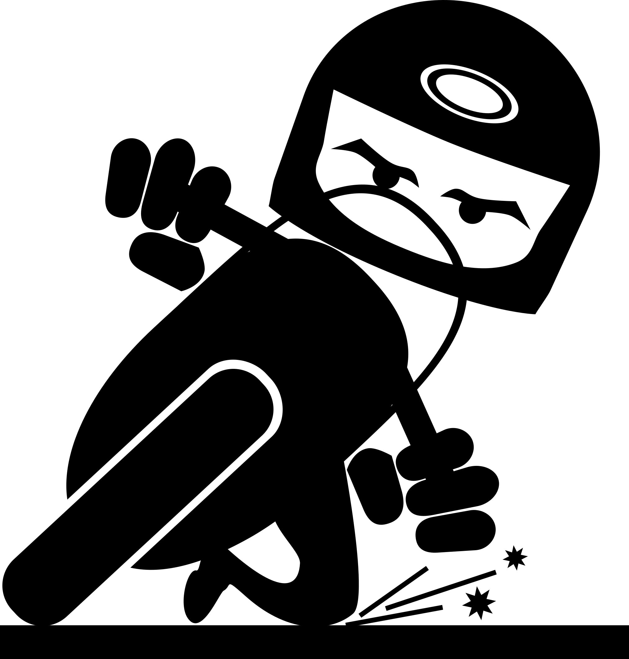 Sticker without background for car MOTORCYCLIST motor 12 x 11,5 cm