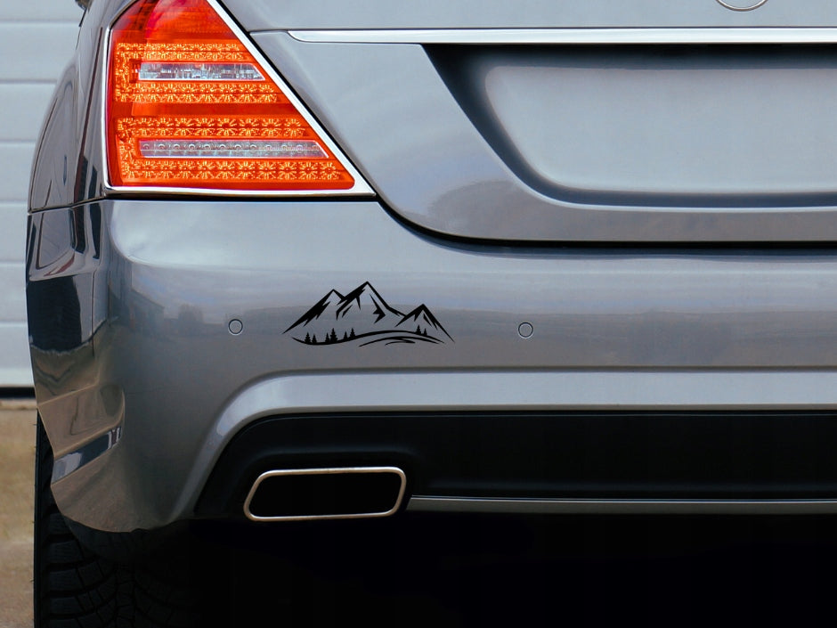Sticker without background for car MOUNTAINS LANDSCAPE 10 x 26,2 cm EAN (GTIN) 5904933325092