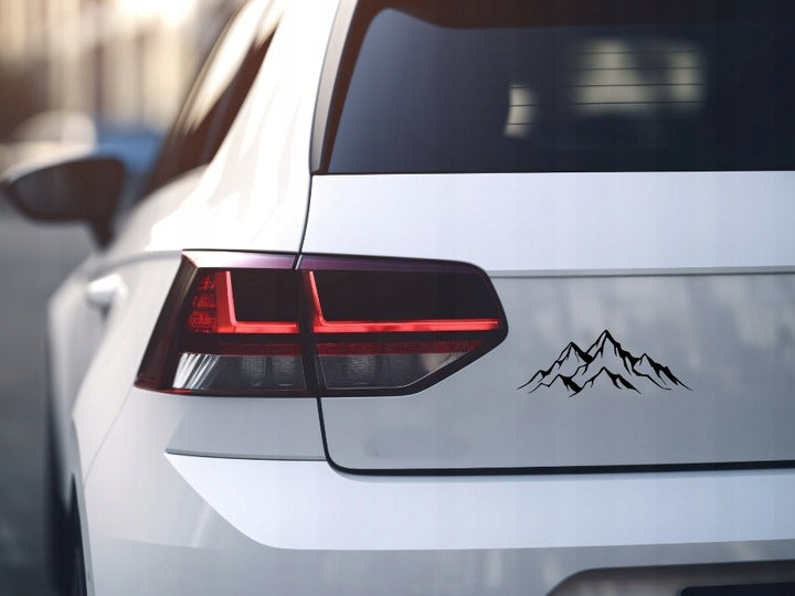 Sticker without background for car MOUNTAINS LANDSCAPE 8 x 20,7 cm EAN (GTIN) 5904933323517