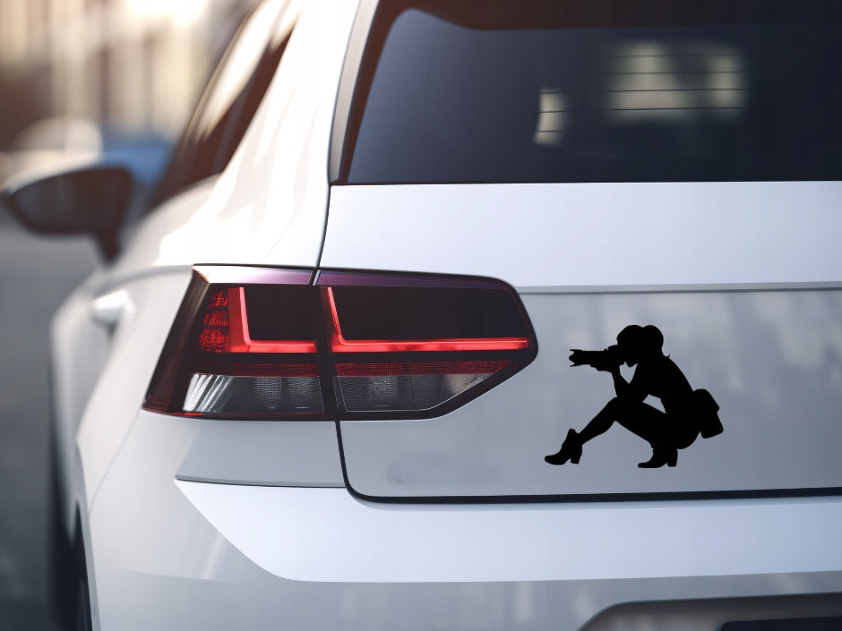 Sticker without background for car PHOTOGRAPHER CAMERA 15 x 18,8 cm EAN (GTIN) 5904933324286