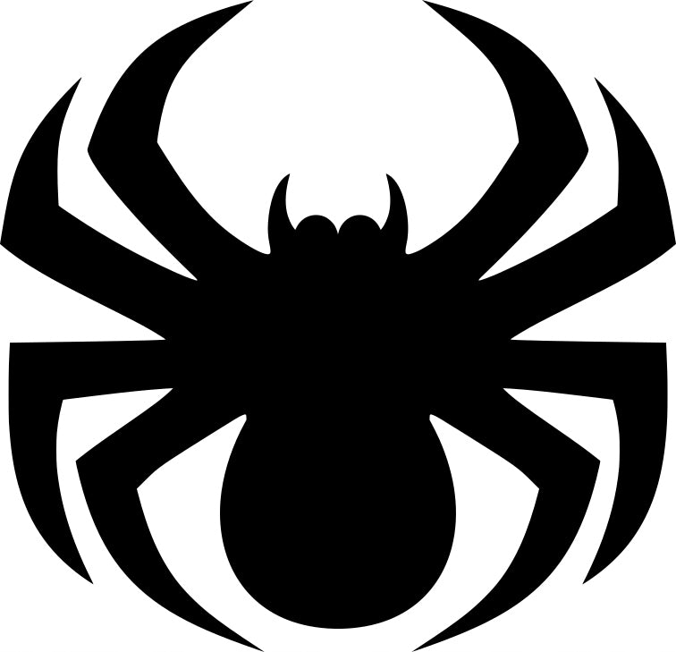 Sticker without background for car SPIDER 16 x 16,7 cm