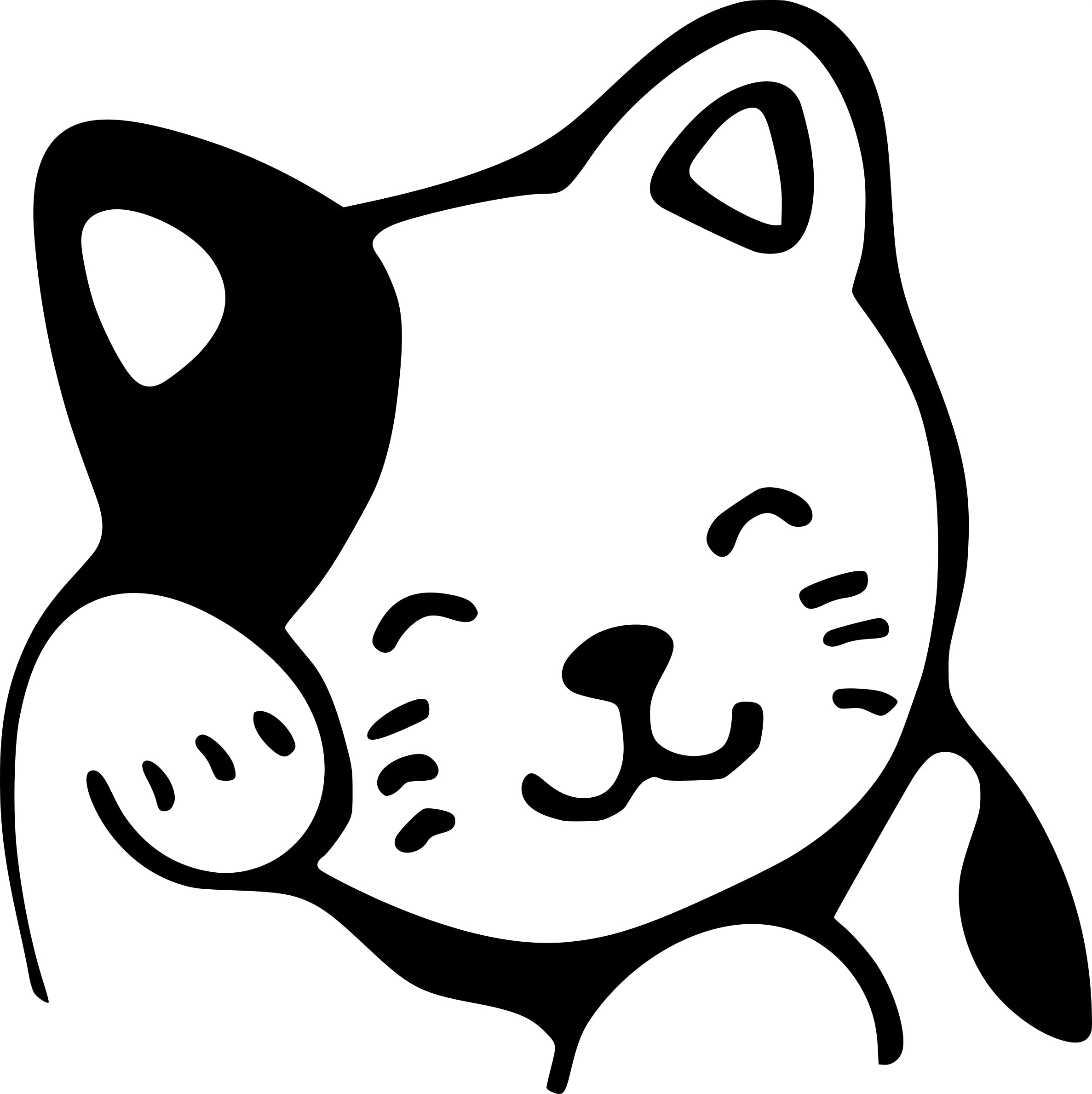 Sticker without background for car SWEET KITTEN 18 x 18,0 cm