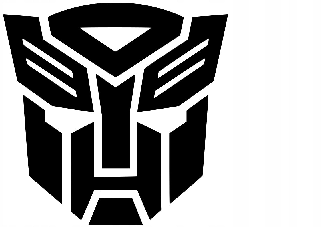 Sticker without background for car TRANSFORMERS Autobot Optimus Prime 10 x 10 cm