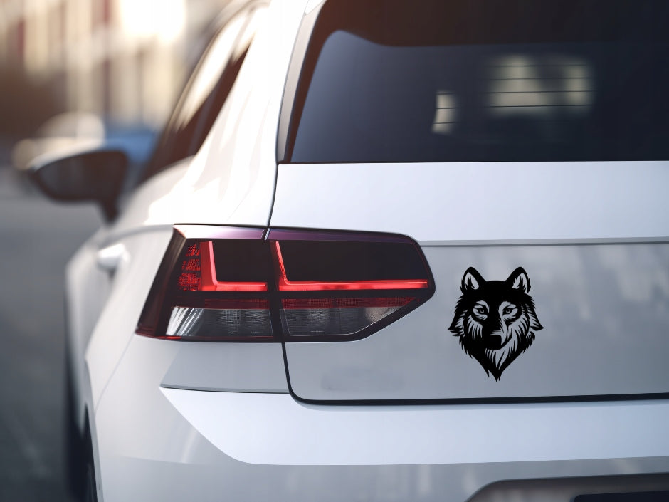 Sticker without background for car WOLF 24 x 20,1 cm EAN (GTIN) 5904933325597