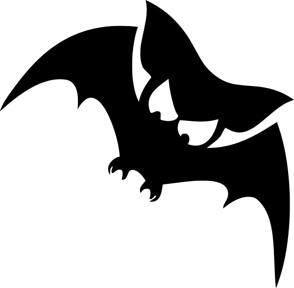 Sticker without background for car bat batman 10 x 10,2 cm