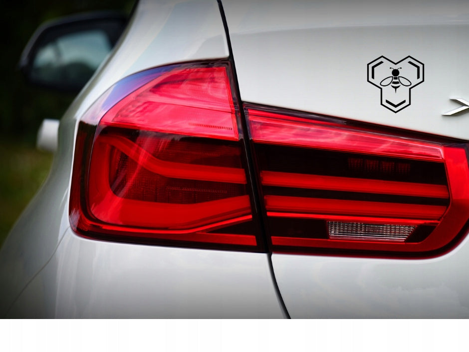 Sticker without background for car beekeeper HONEYCOMB 15 x 14,8 cm EAN (GTIN) 5906379674154