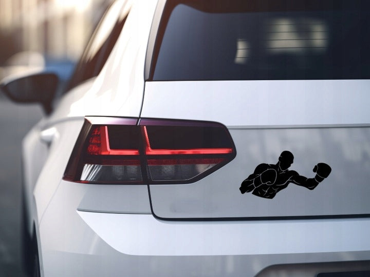 Sticker without background for car boxing FIGHTER boxer sport 10 x 19,0 cm EAN (GTIN) 5904933328550
