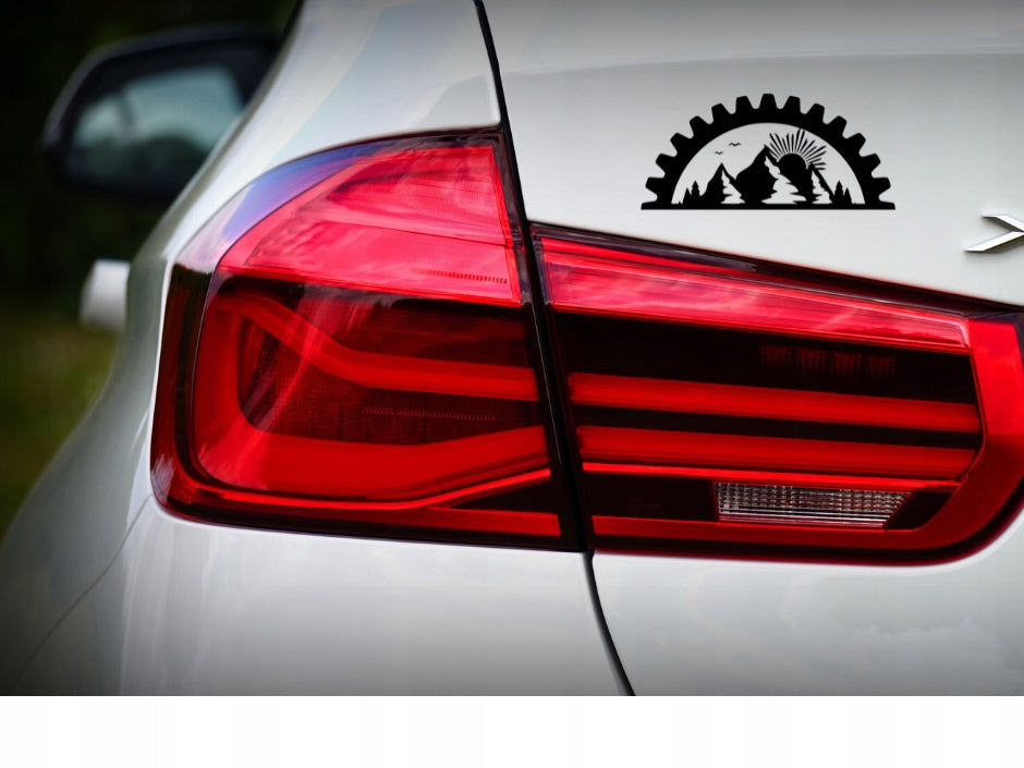 Sticker without background for car helmet laptop trunks LANDSCAPE MOUNTAINS 10 x 22,0 cm EAN (GTIN) 5906379674420