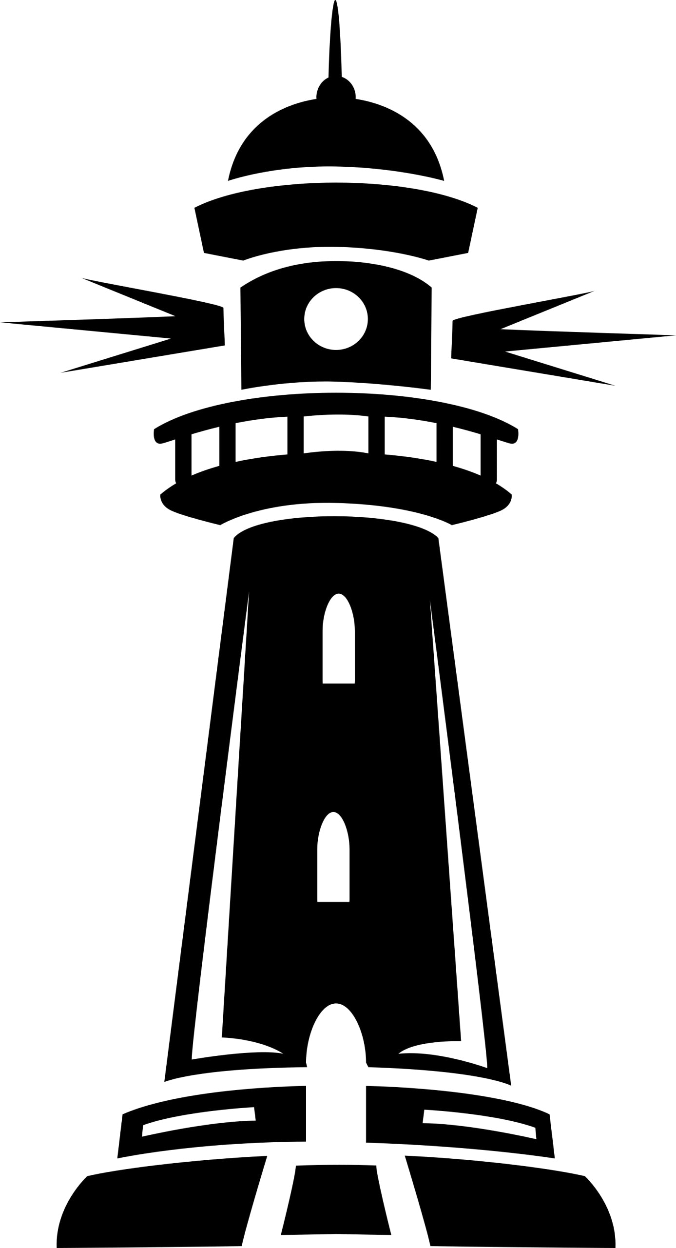 Sticker without background for car jet LIGHTHOUSE 20 x 10,8 cm