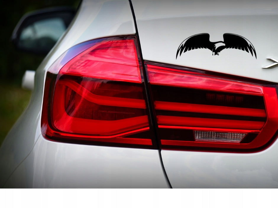 Sticker without background for car laptop trunks EAGLE WITH WINGS 7 x 21,3 cm EAN (GTIN) 5906379674635