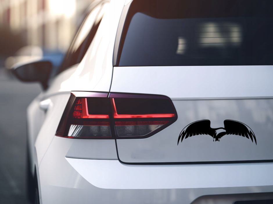 Sticker without background for car laptop trunks EAGLE WITH WINGS 7 x 21,3 cm Manufacturer's catalog number 7,00 x 21,30