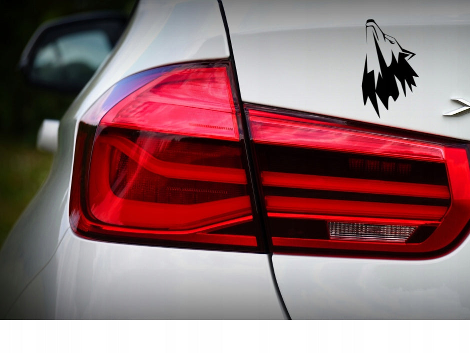 Sticker without background for car laptop trunks HEAD howling WOLF 15 x 8,7 cm EAN (GTIN) 5906379674536