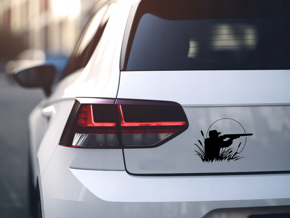 Sticker without background for car laptop trunks HUNTER hunting 14 x 18,5 cm Manufacturer's catalog number 14,00 x 18,50